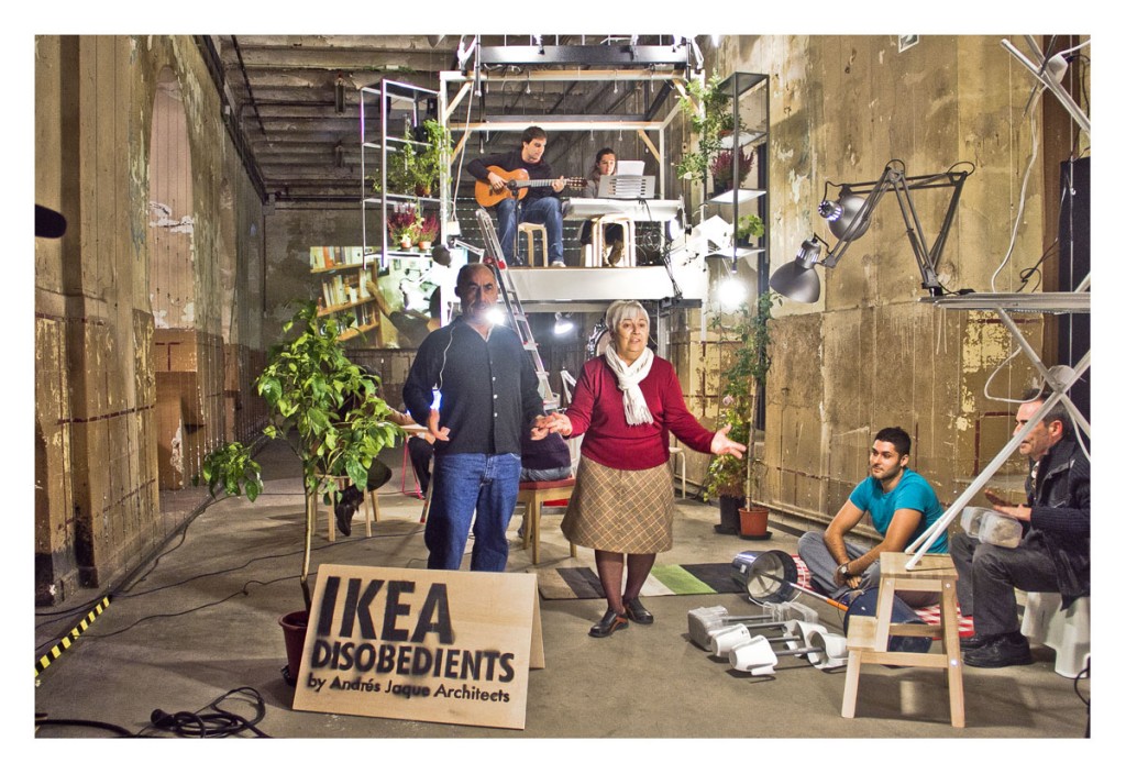 IKEA DISOBEDIENTS. Manifesto-performance by Andrés Jaque and the Office for Political Innovation. Madrid, 2011. (2)
